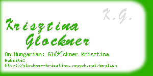 krisztina glockner business card